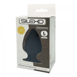 SILEXD 230399 ANAL PLUG ANALE STIMOLATORE TAGLIA L ALTEZZA 5,0" BLACK SILICONE NERO 13 CM