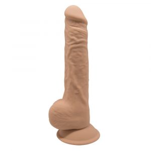 SilexD MODEL 3 - 9,5" CARAMEL 220369 FALLO REALISTICO PENE ARTIFICIALE IN SILICONE MEMORY TERMOREATTIVO CM 24