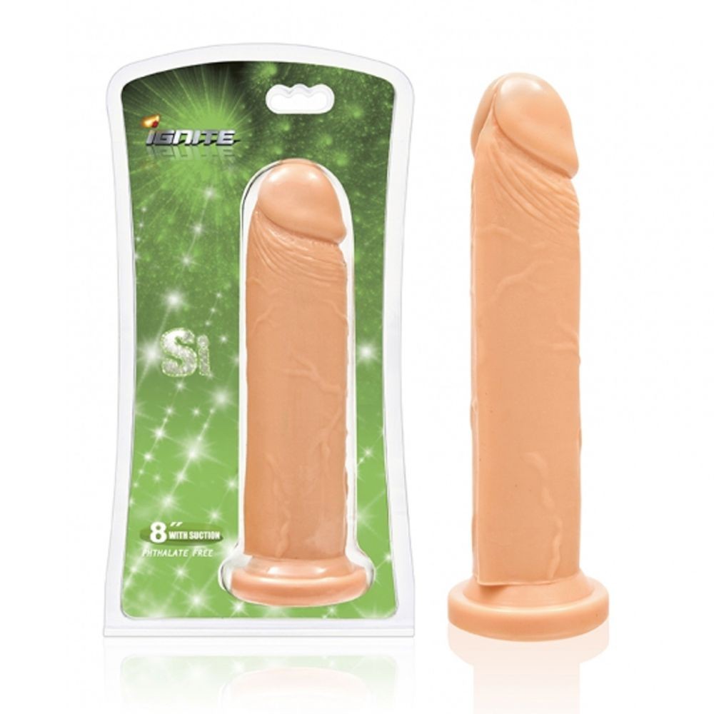 IK10208 IGNITE SÌ NOVELTIES CLASSIC DONG 8" WITH SUCTION CUP