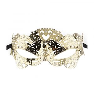 OU128GLD BUTTERFLY MASQUERADE MASK – GOLD Mascherina farfalla veneziana!