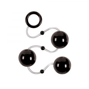 280210 RENEGADE PLEASURE BALLS BLACK PALLINE VAGINALI IN TPR NERO