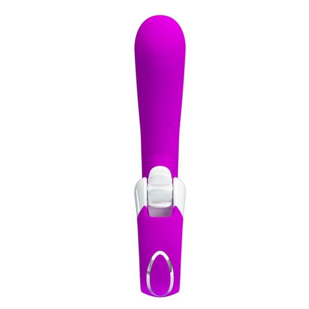 6042 PRETTY LOVE MAGIC TONGUE VIBRATORE DI DESIGN 100% SILICONE COLORE FUXIA