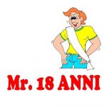 SEX3361a FASCIA RAGAZZO COMPLEANNO MAGGIORENNE MR. 18 ANNI