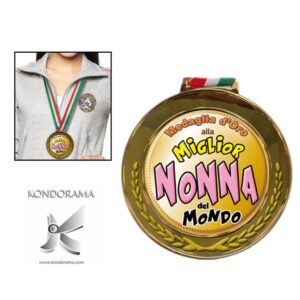 6118-13 MEDAGLIA OLIMPICA MIGLIOR NONNA DEL MONDO